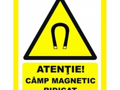 Placuta atentie camp magnetic ridicat